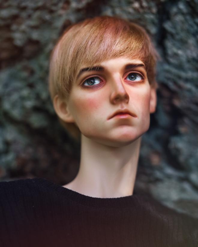 Blond male doll